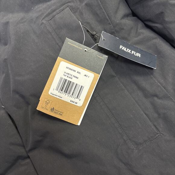 NEW The North Face Women's Arctic Parka Coat 550 Down Fill Black Size 2XL $350 - Picture 2 of 7
